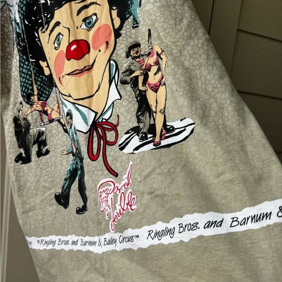 Vintage 90’s Ringling Bros And Barnum And Bailey Circus AOP Size XXL SUPER RARE - Picture 7 of 14